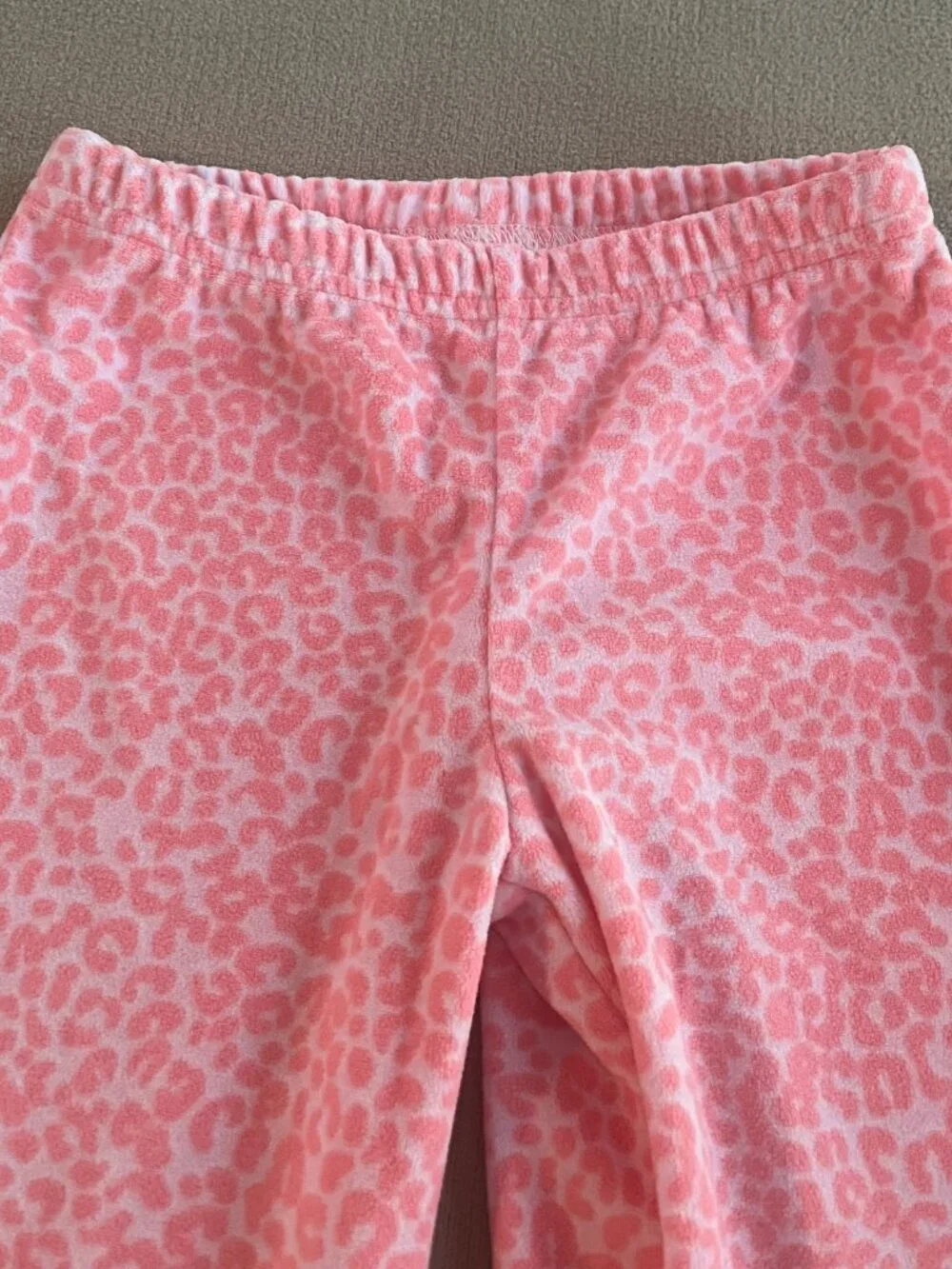 Carter's Toddler Girls Pink Leopard Pool-on Fleece Pants Size 2T New